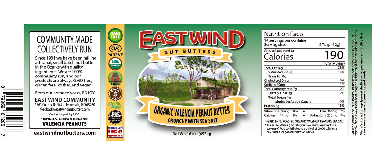 Organic Valencia Peanut Butter