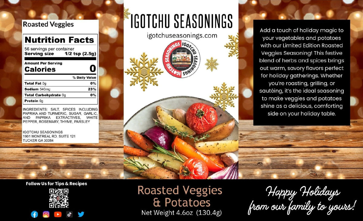 Roasted Veggie 5.5 oz Holiday Limited Edition