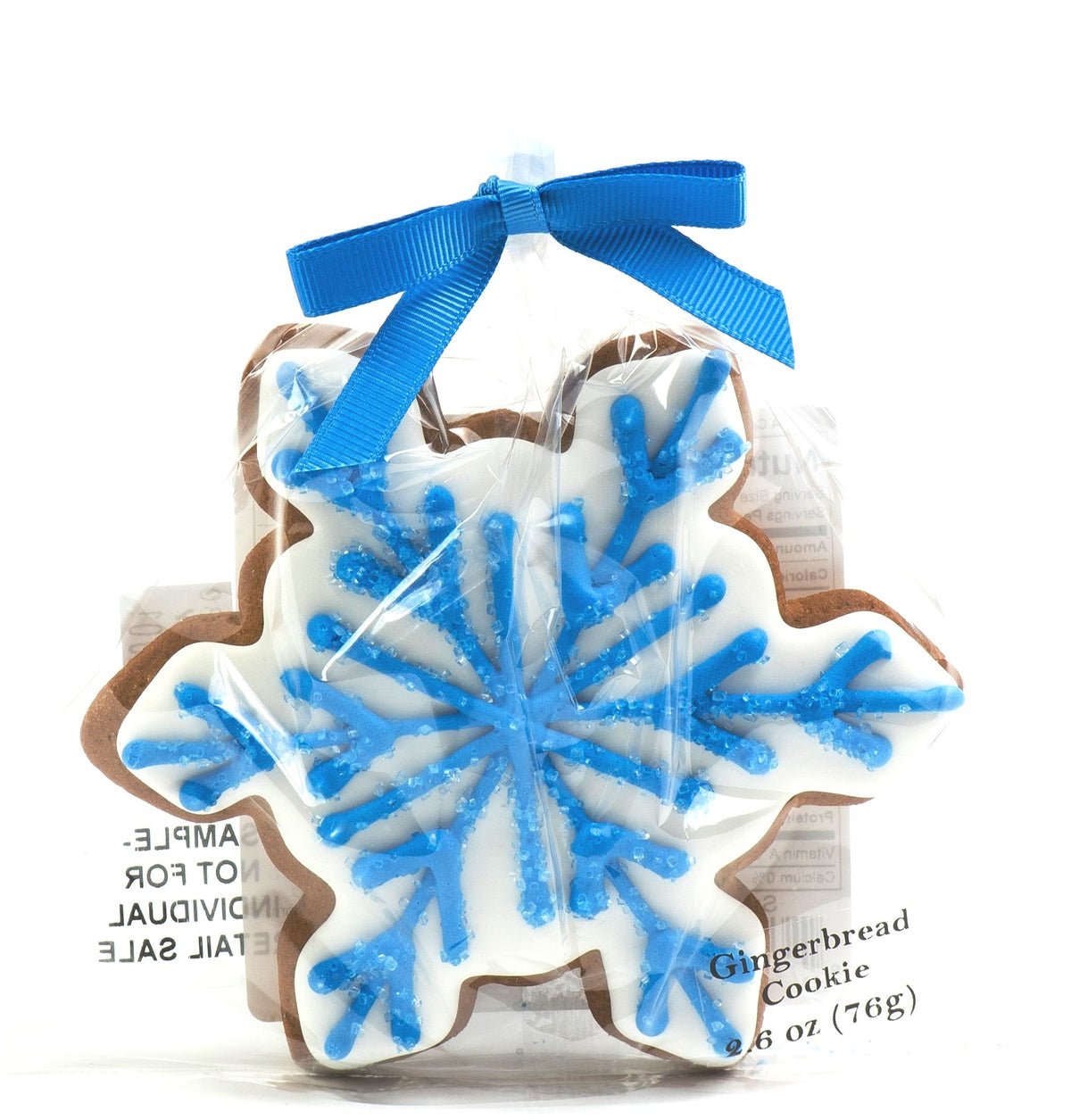 Gingerbread Snowflake Cookie- Single