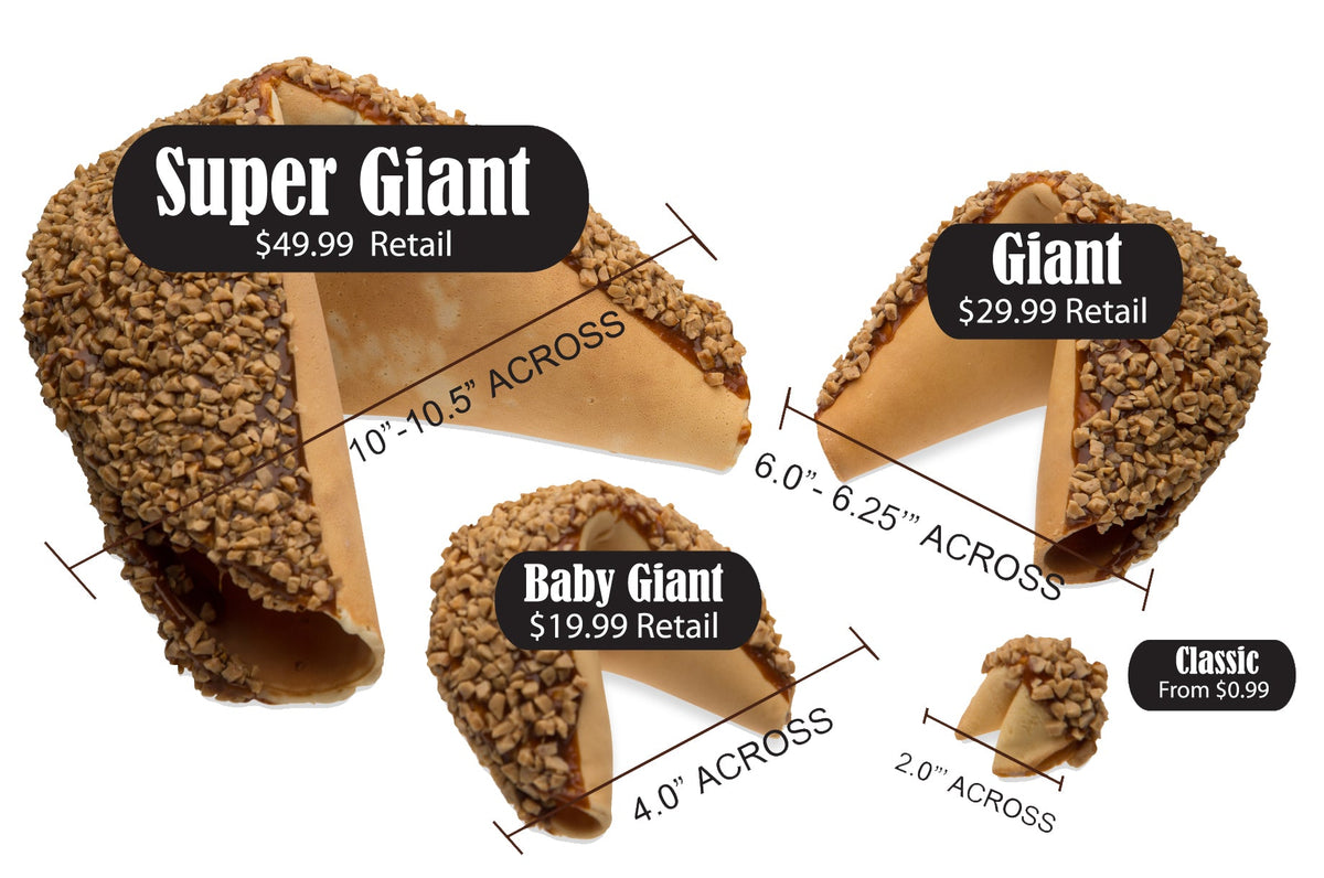 Super Giant Plain Fortune Cookie
