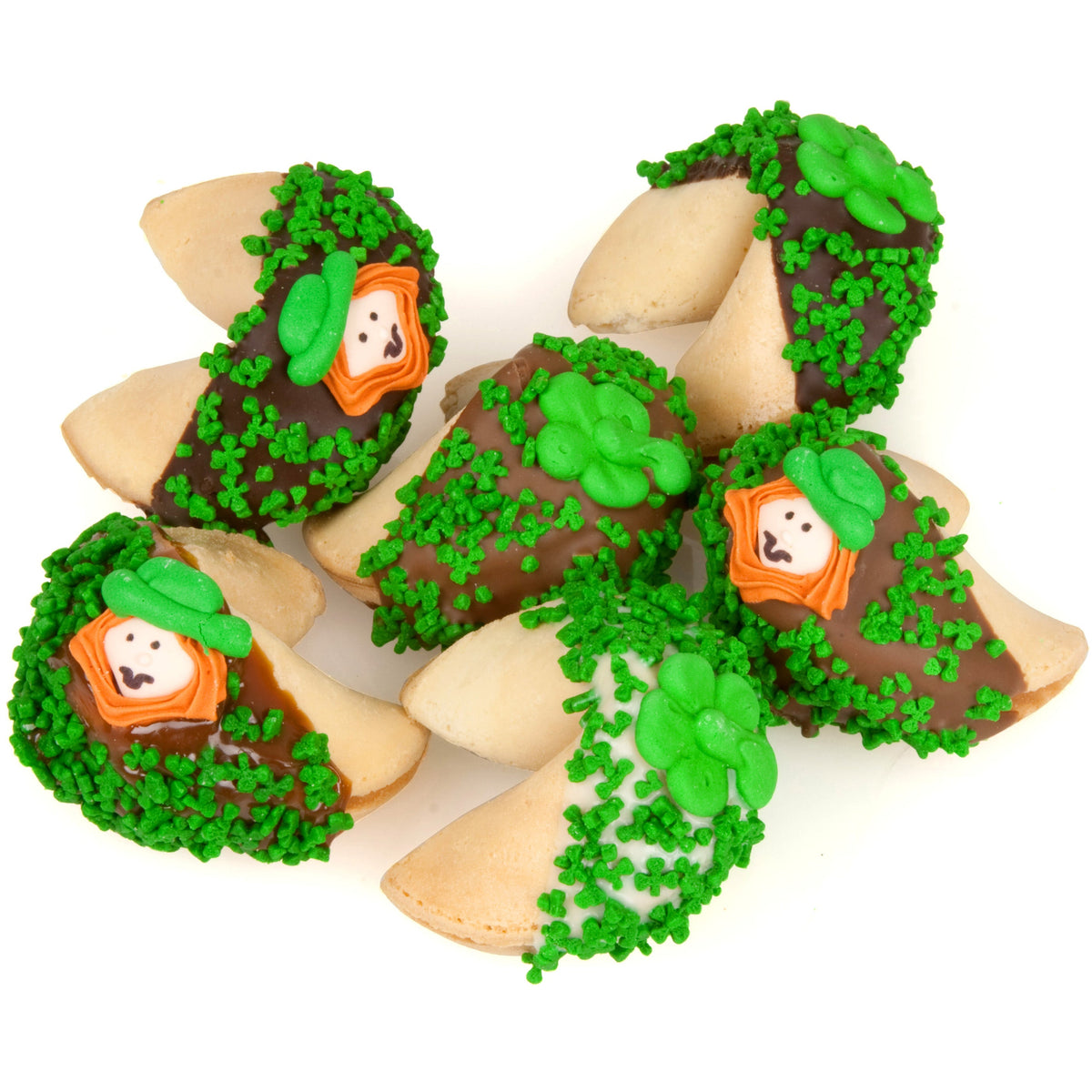 St. Patrick's Day Fortune Cookies Take Out Pail of 6