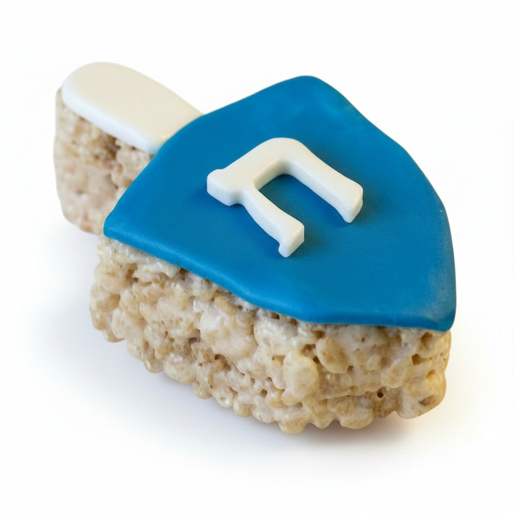 Dreidel Rice Crispie Treats