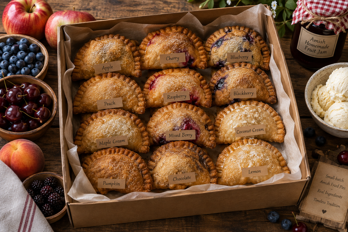 1 Dozen Amish Fried Pies – Pick and Choose of Flavors Holiday Special.