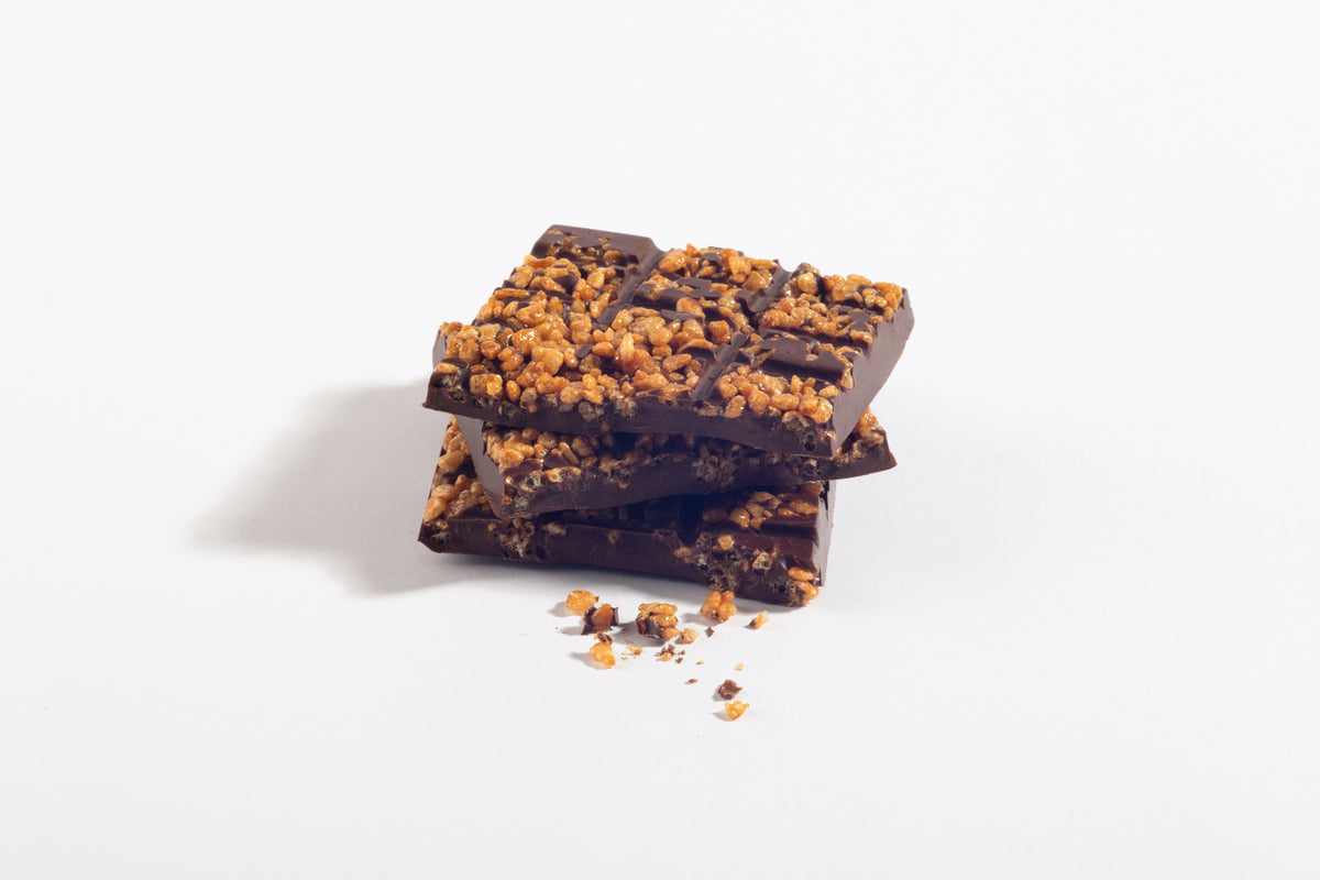 Caramelized Crisped Rice Bar, Bittersweet Chocolate