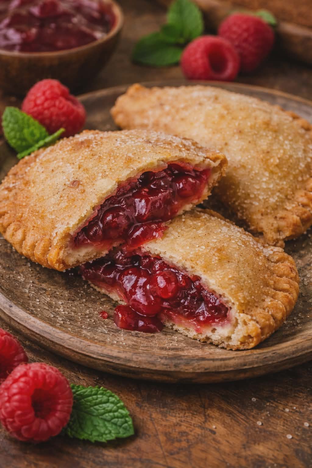 Cherry Amish Fried Pie, Homemade/Handmade