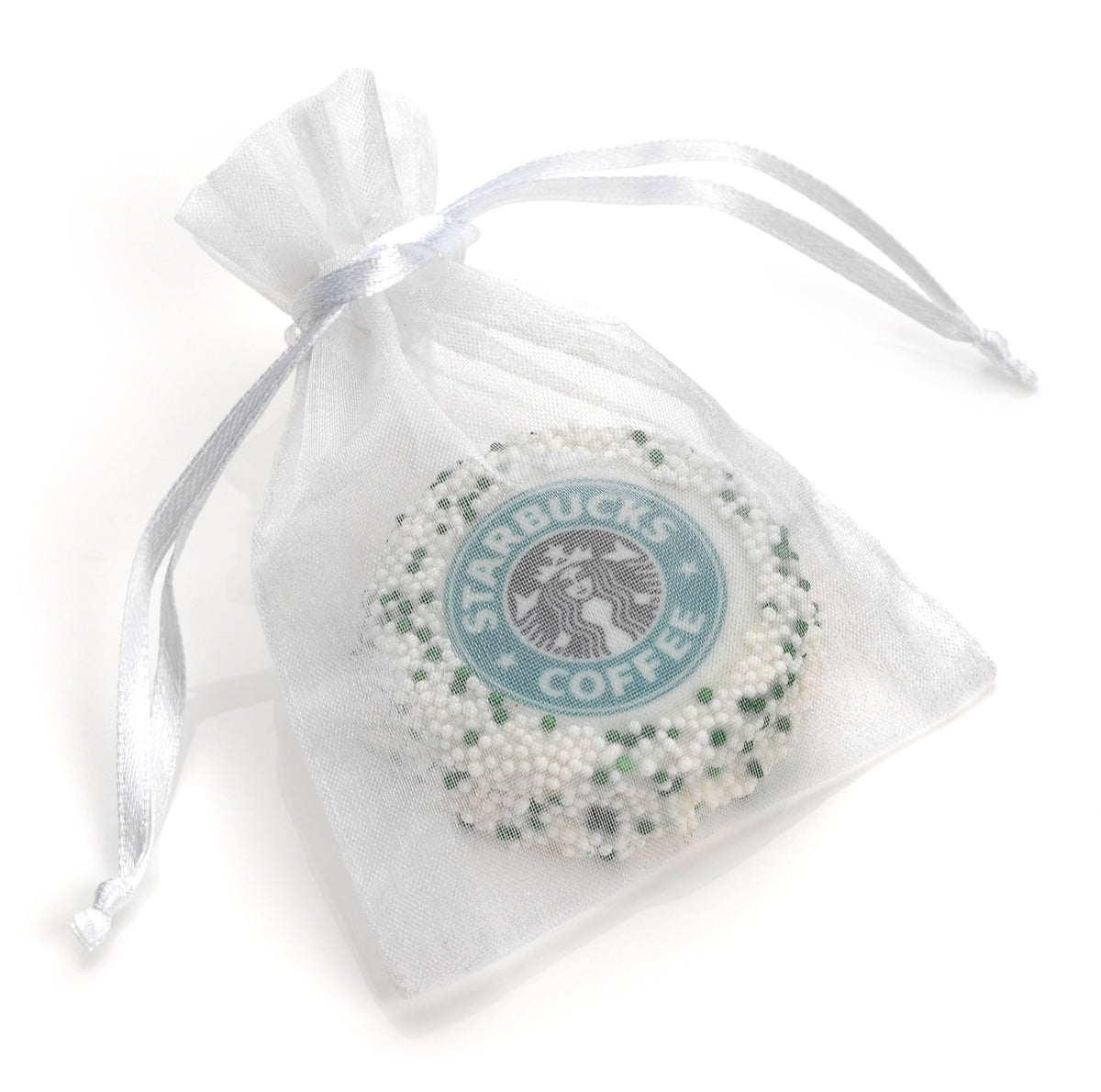 Logo Hand Dipped & Decorated Sandwich Cookie- Organza Bag