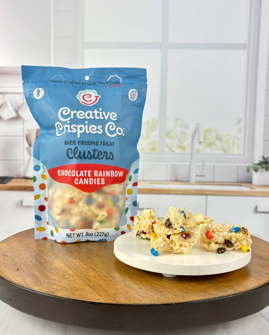 Crispie Clusters - Chocolate Rainbow Candies