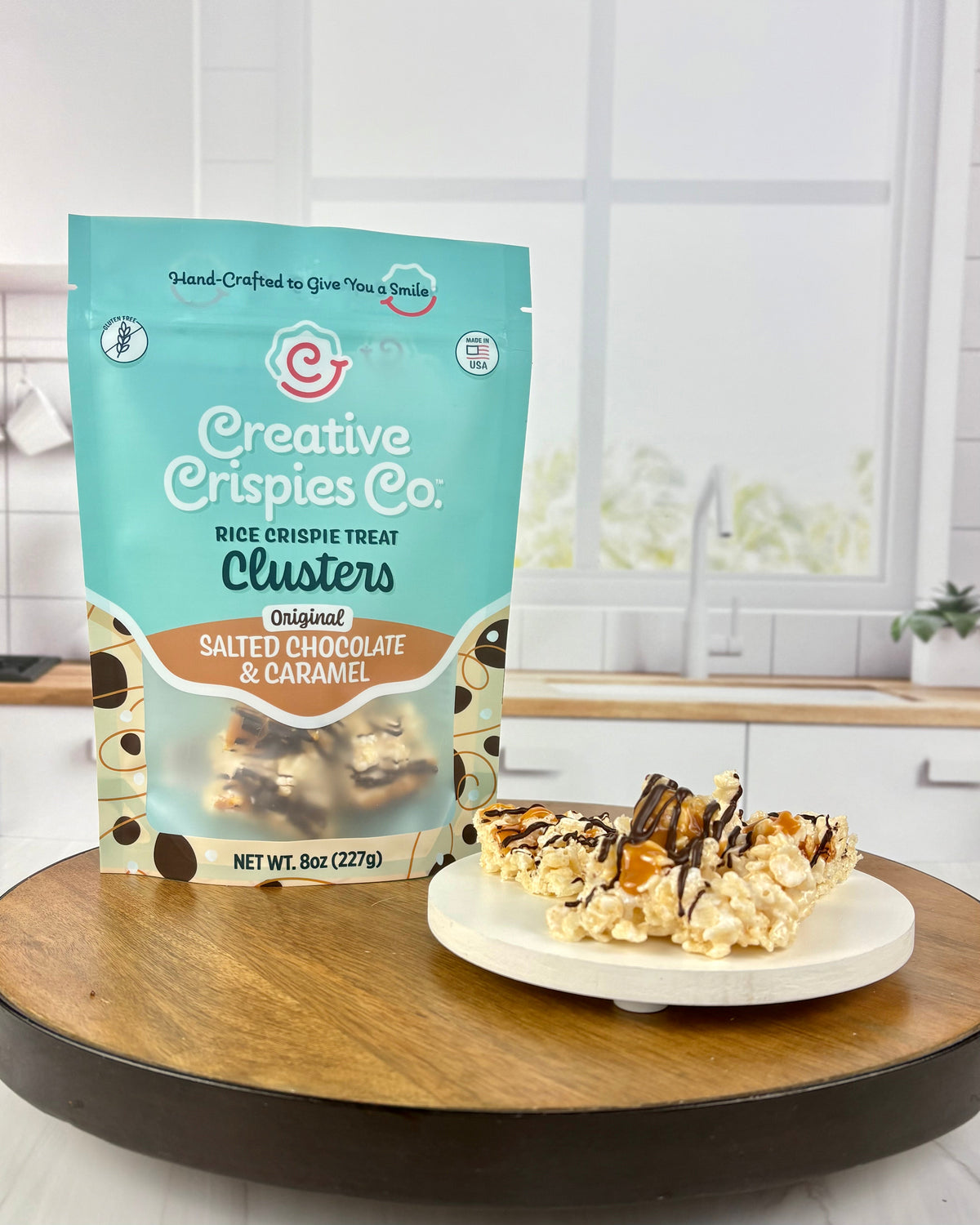 Crispie Clusters - Dark Chocolate, Caramel & Sea Salt (Our Original Clusters Flavor)