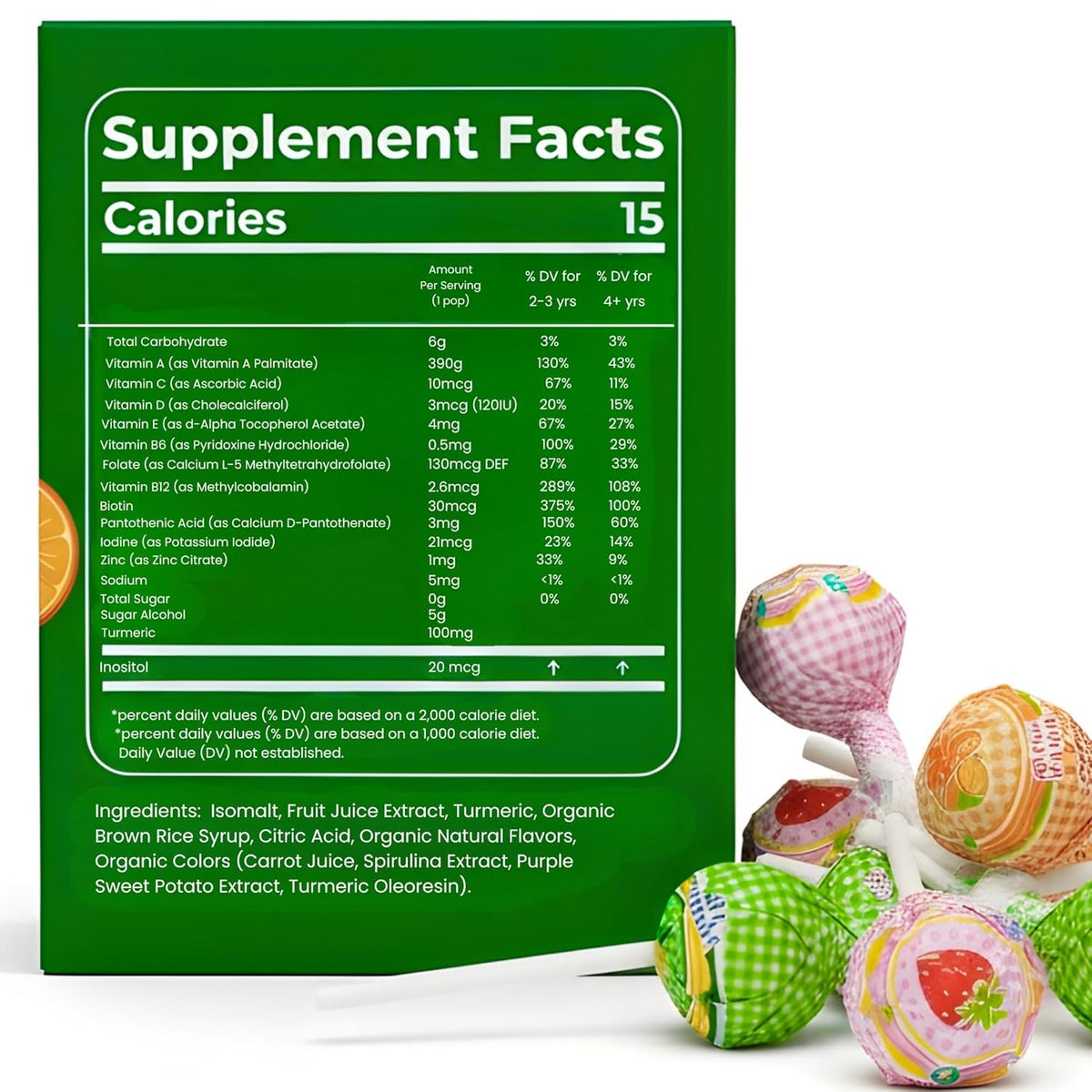 Andy Anand Sugar-Free Lollipops, 29 ct, 8.8 oz – Natural Fruit Flavors, Keto, Vegan, Gluten-Free & Dye-Free, Birthday & Holiday Gift Box