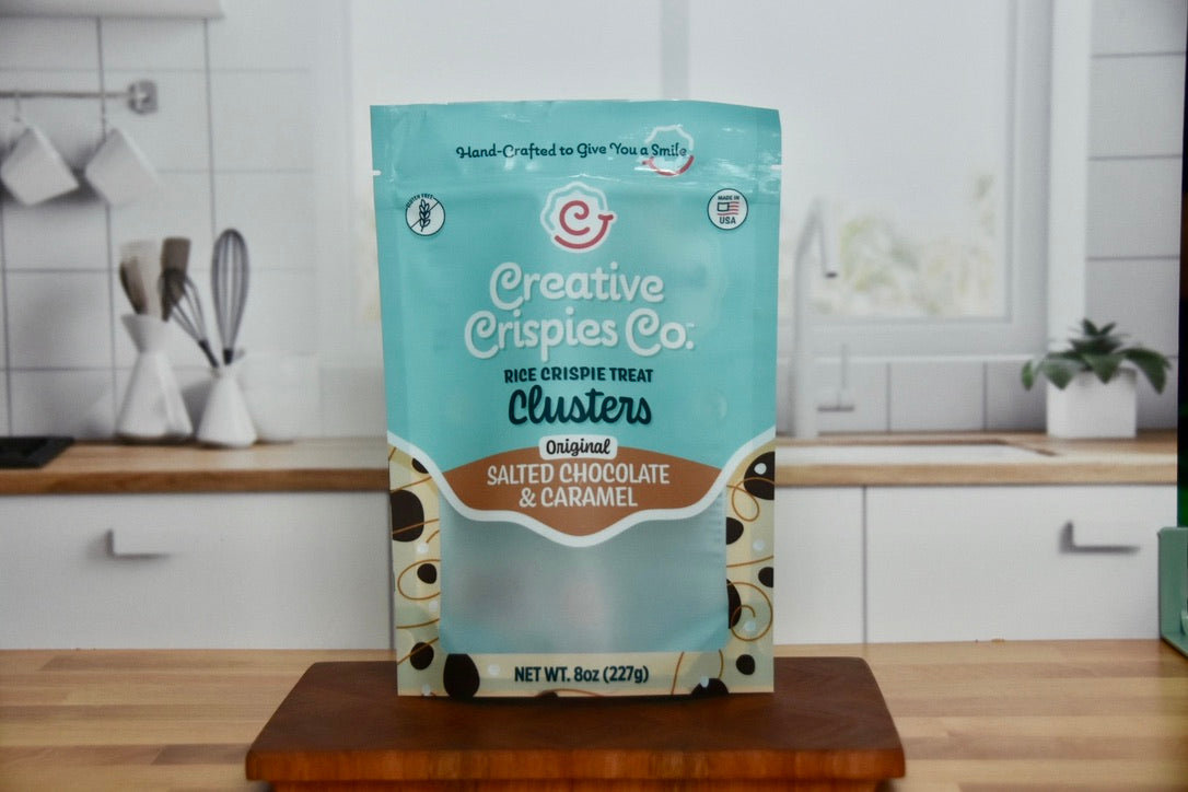Crispie Clusters - Dark Chocolate, Caramel & Sea Salt (Our Original Clusters Flavor)