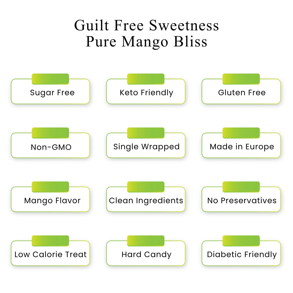 Andy Anand Sugar-Free Mango Hard Candy, 7 oz – European Imported, Stevia Sweetened, Keto & Diabetic-Friendly Gourmet Snack Gift Box