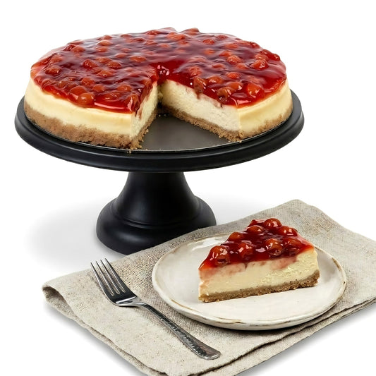 Andy Anand Traditional Cherry Cheesecake, 9-Inch, 3.4 lb – Authentic Recipe, California Cream Cheese, All-Natural, No Preservatives Gift Box