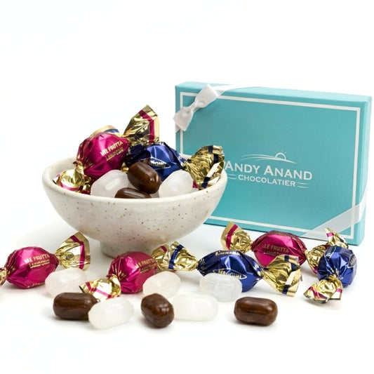 Andy Anand Sugar-Free Italian Fruit Hard Candy, 85 pc, 7 oz – Stevia Sweetened, Gluten-Free, Keto & Diabetic-Friendly Assorted Gift Box