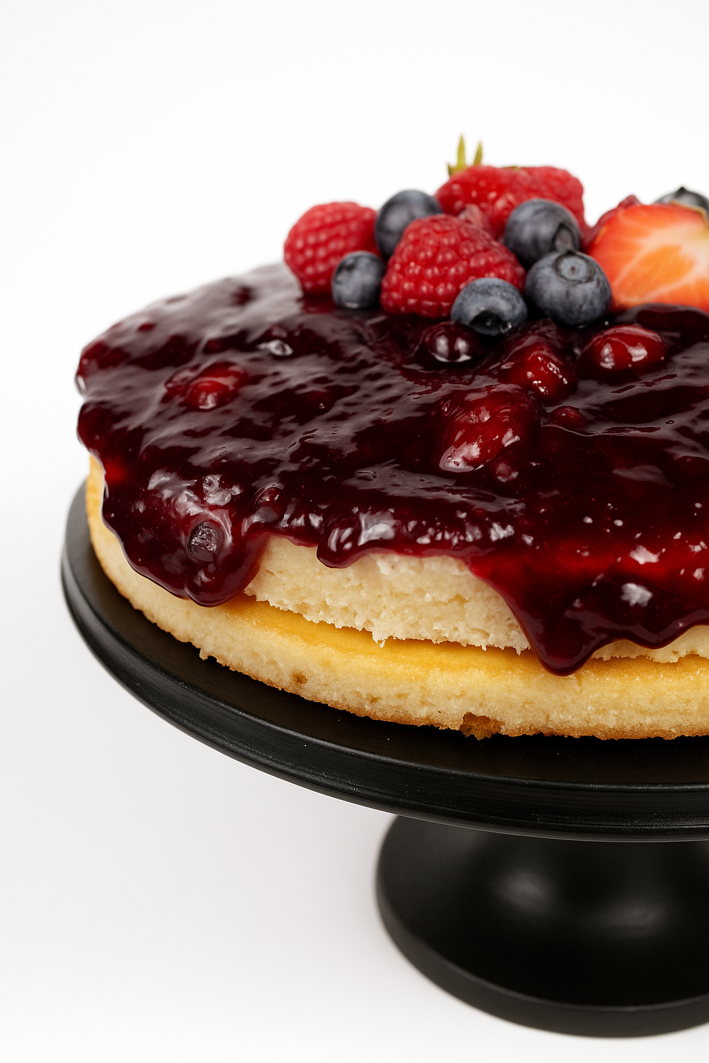 Andy Anand Sugar-Free Wild Berry Cake, 2.5 lb – Keto & Diabetic-Friendly, Mixed Berries, Moist Sponge, No Preservatives, Birthday Gift Box