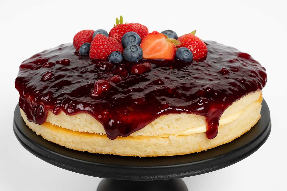 Andy Anand Sugar-Free Wild Berry Cake, 2.5 lb – Keto & Diabetic-Friendly, Mixed Berries, Moist Sponge, No Preservatives, Birthday Gift Box