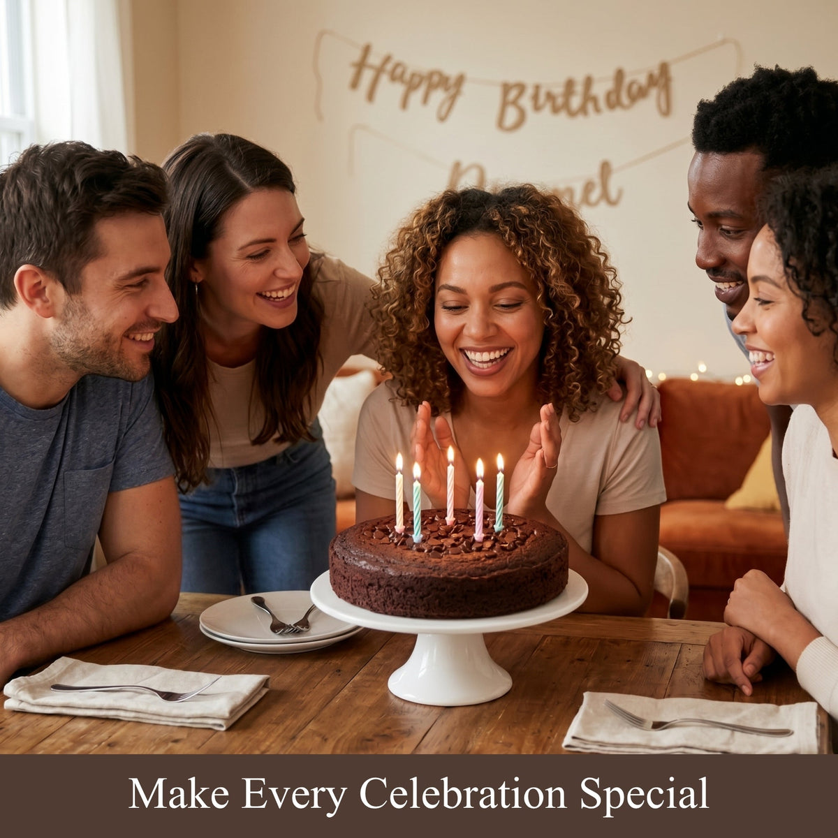 Andy Anand Sugar-Free Triple Chocolate Cake, Gluten-Free, 2.6 lb – Keto & Diabetic-Friendly, No Preservatives, Birthday & Holiday Gift Box