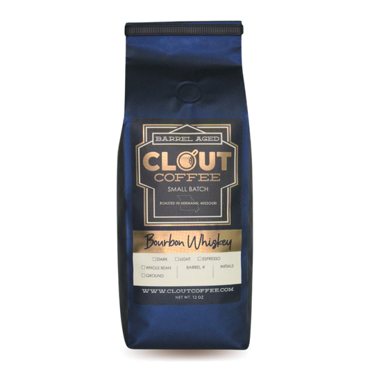 Bourbon Barrel Aged Colombian Coffee, 12oz
