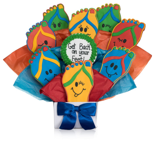Back on your Feet! Cookie Bouquet