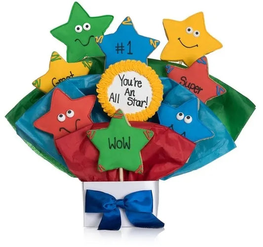 Super Stars Cookie Bouquet
