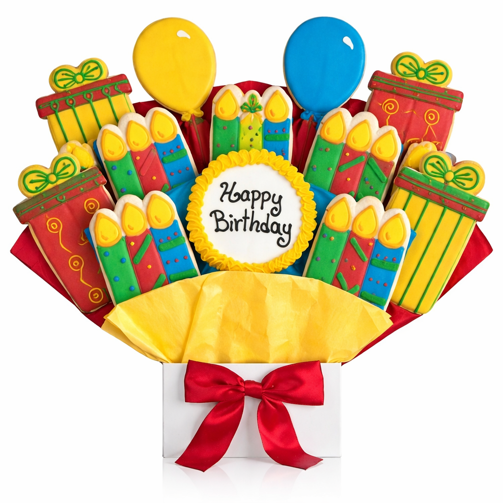 Happy Birthday Cookie Bouquet