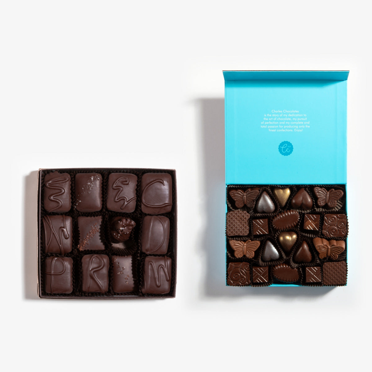 Charles Chocolates + John Kelly Combo – Classic Collection (20pc) & Signature Collection (12pc)
