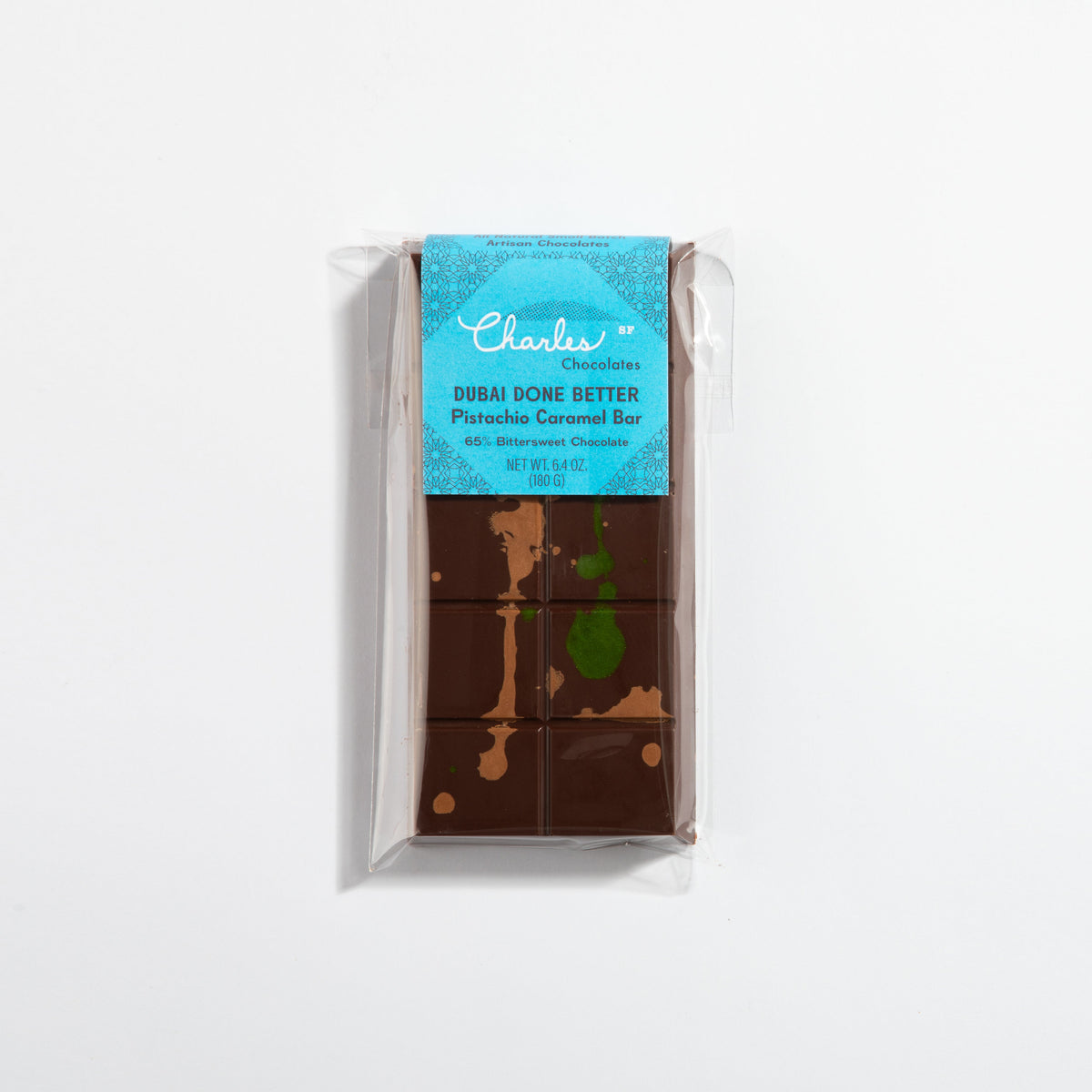 Dubai Done Better - Pistachio Milk Chocolate Caramel Bar