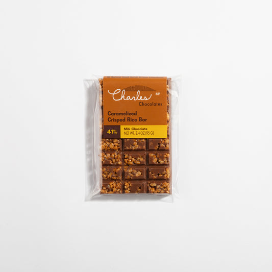 Caramelized Crisped Rice Bar, Milk Chocolate