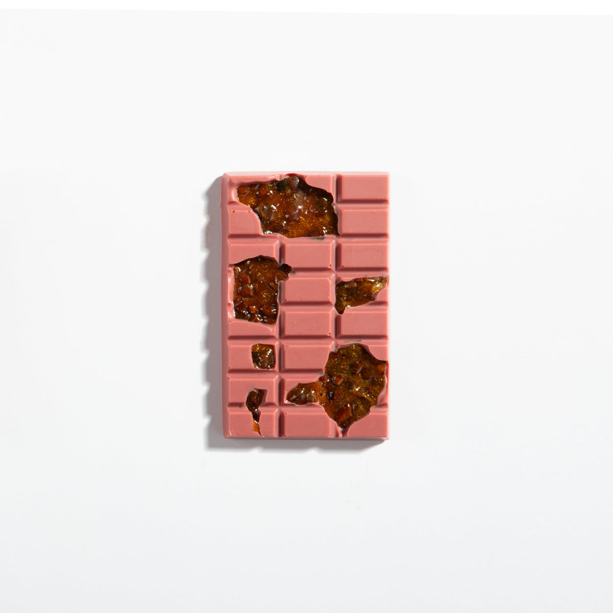 Ruby Garnet Chocolate Cocoa Nib Brittle Bar