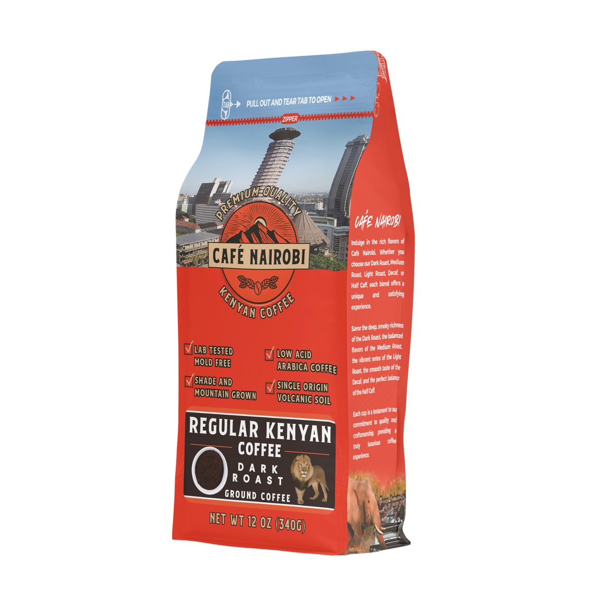 Café Nairobi Dark Roast Kenyan Coffee