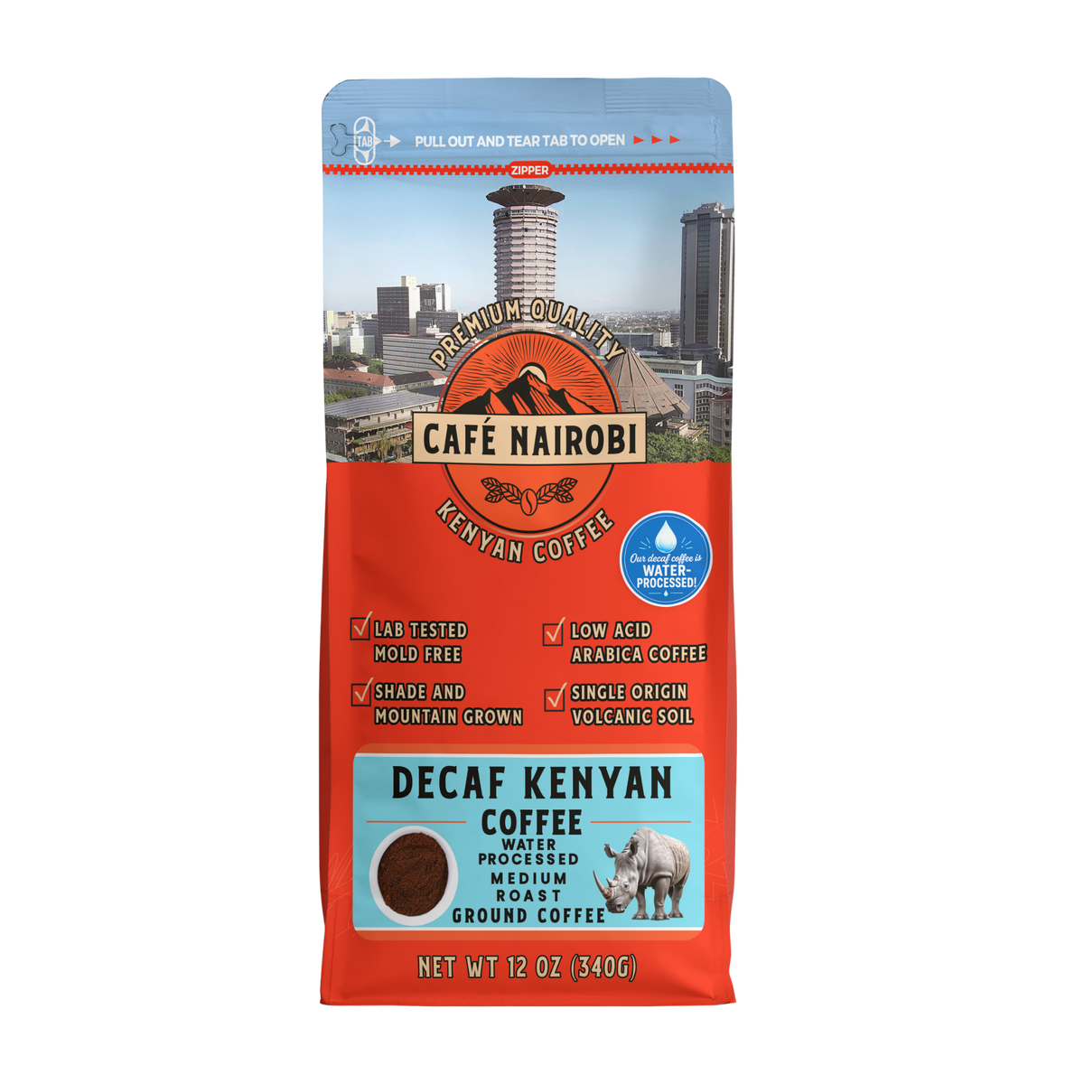 Café Nairobi Decaf Kenyan Coffee