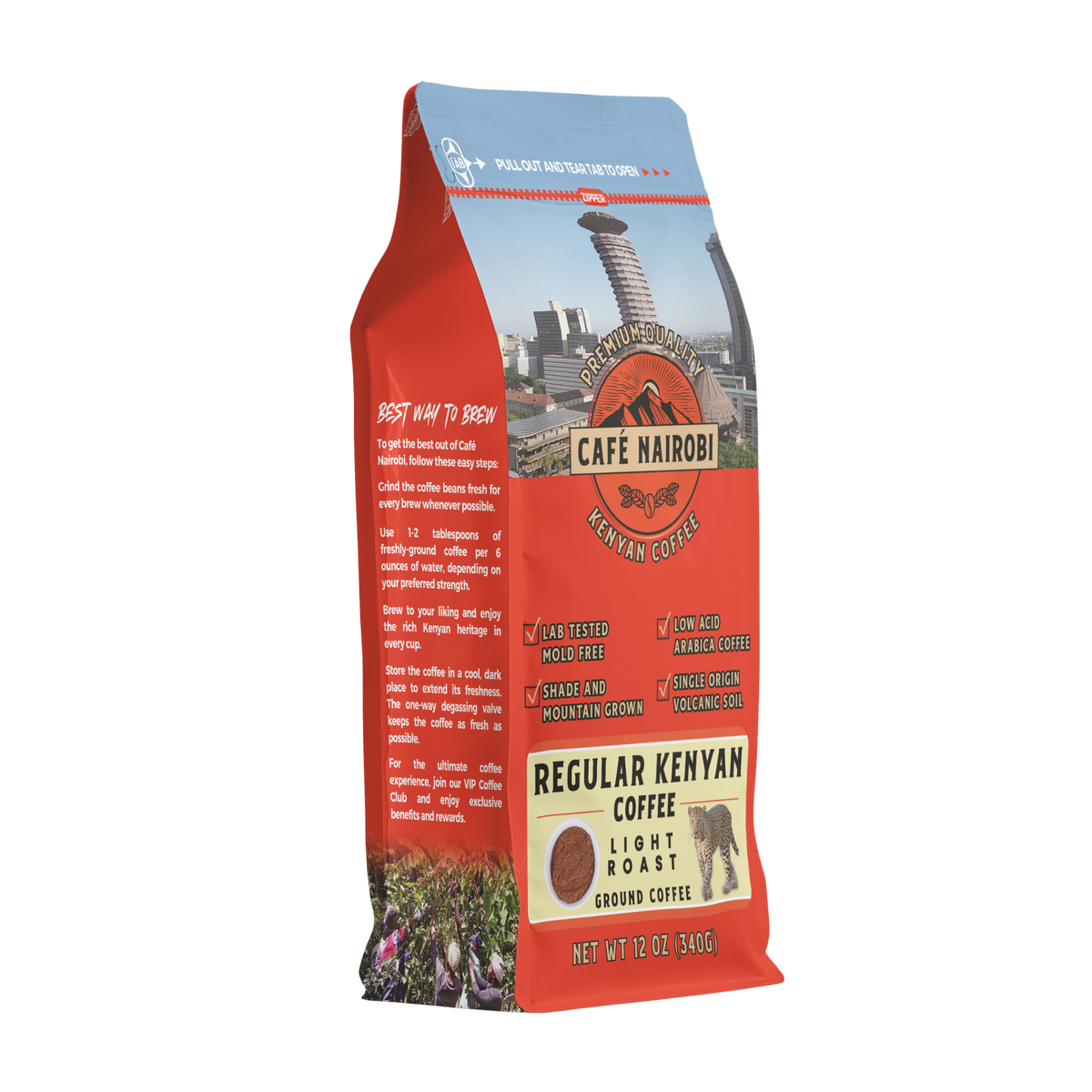 Café Nairobi Light Roast Kenyan Coffee