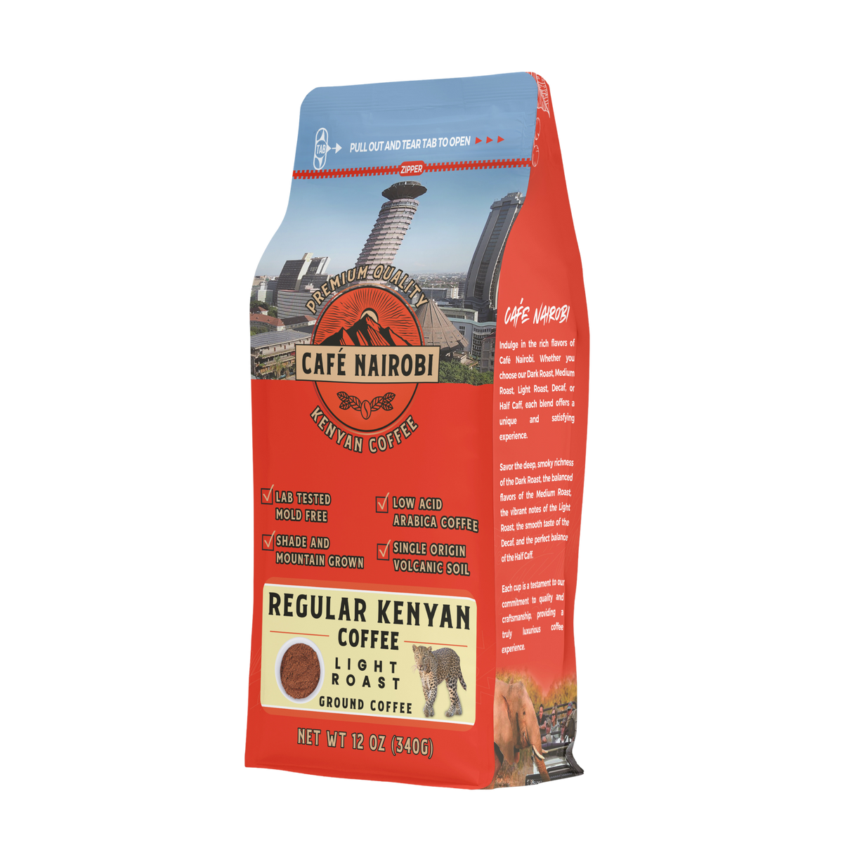 Café Nairobi Light Roast Kenyan Coffee