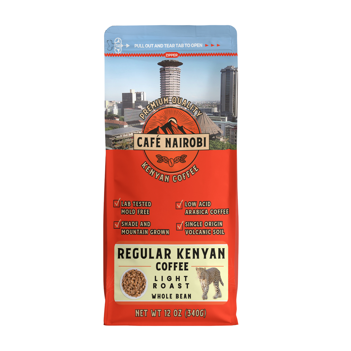 Café Nairobi Light Roast Kenyan Coffee