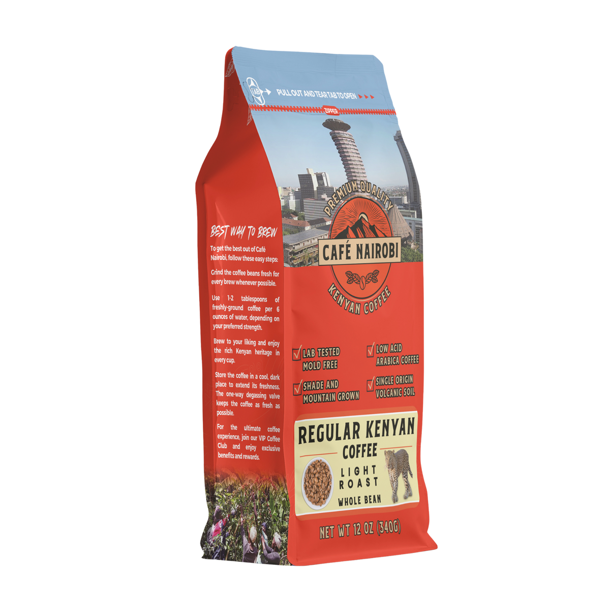 Café Nairobi Light Roast Kenyan Coffee