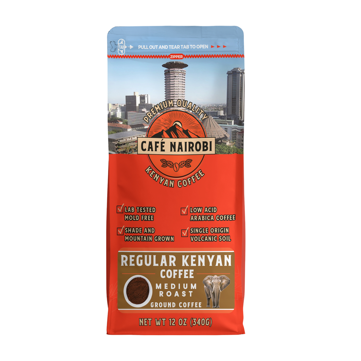 Café Nairobi Medium Roast Kenyan Coffee