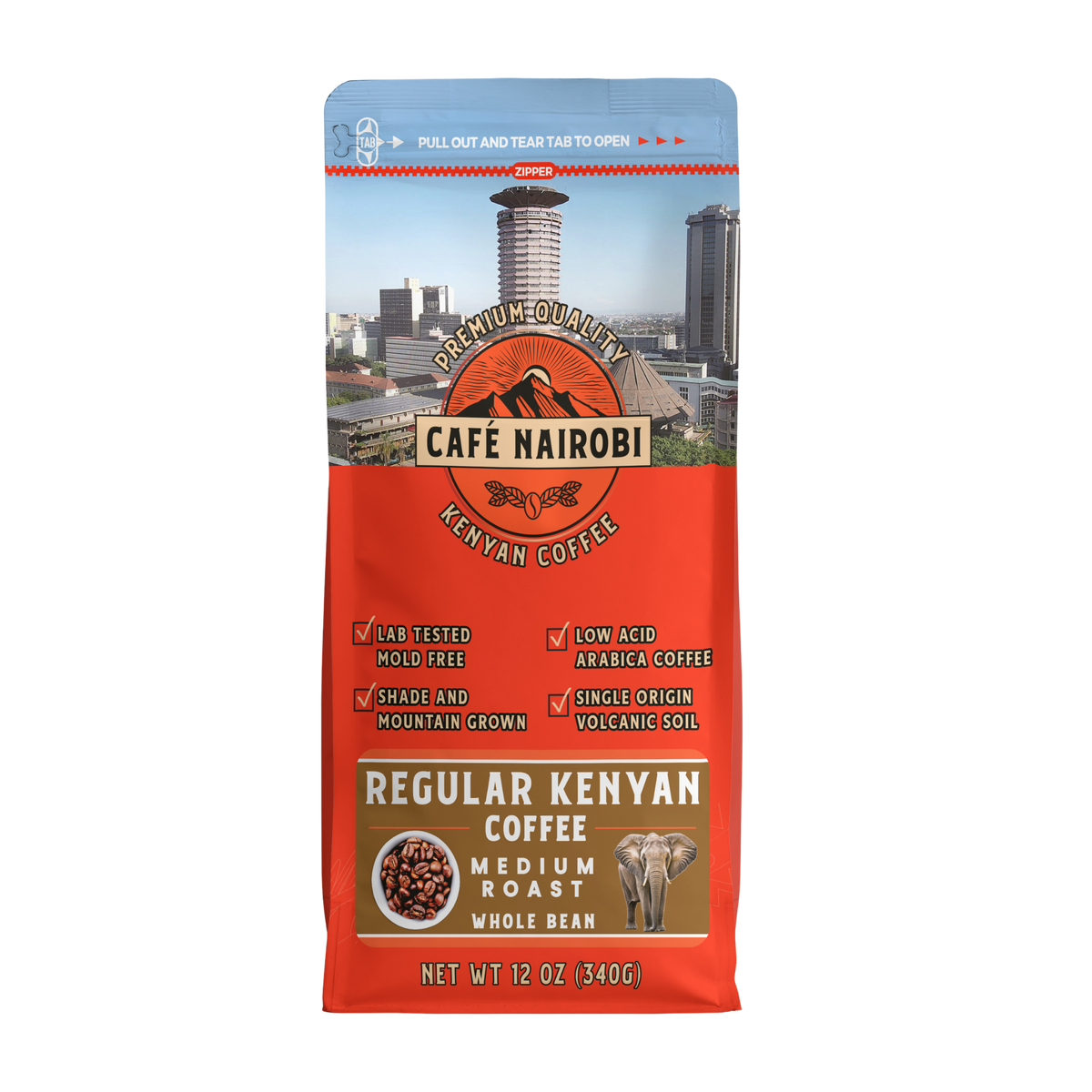 Café Nairobi Medium Roast Kenyan Coffee