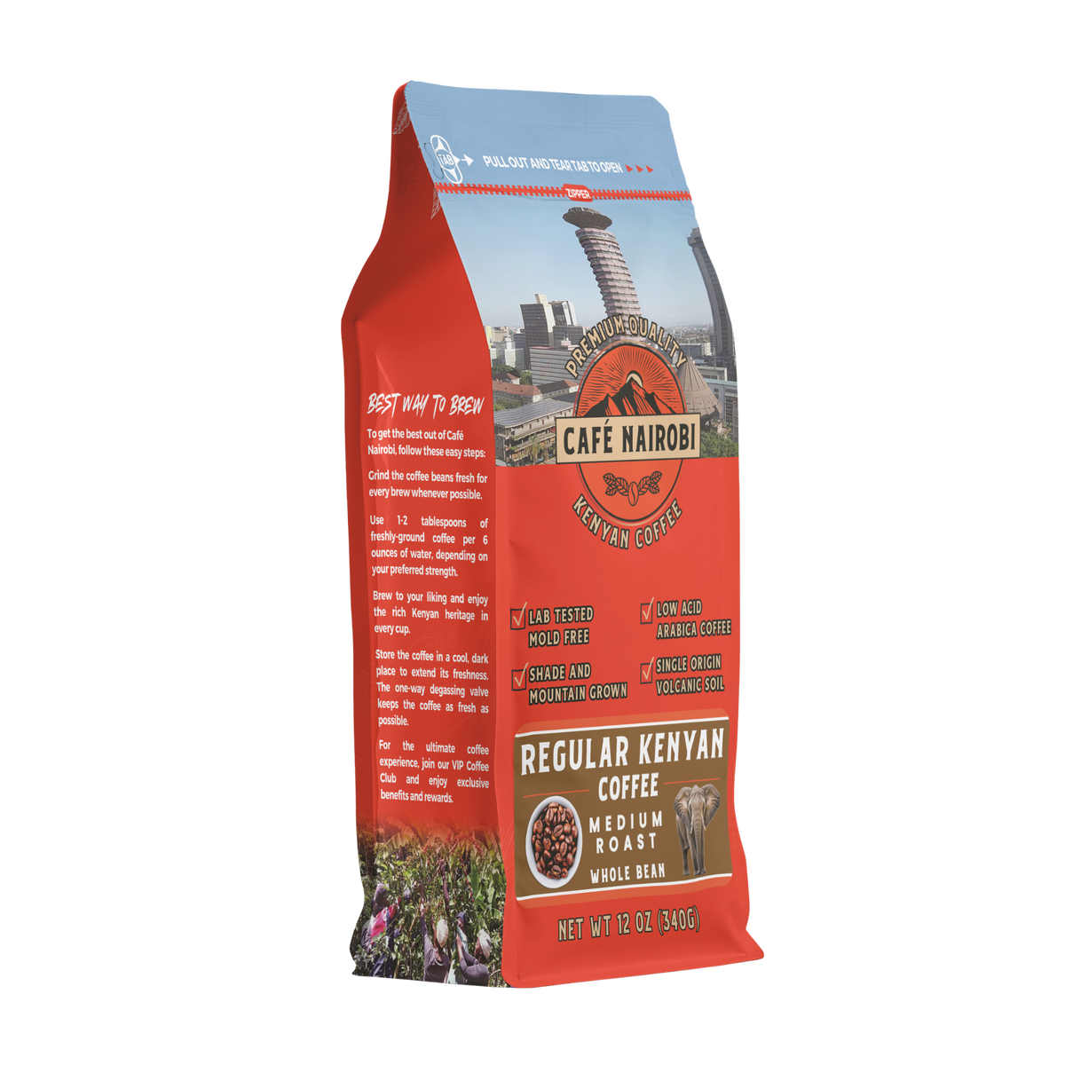 Café Nairobi Medium Roast Kenyan Coffee