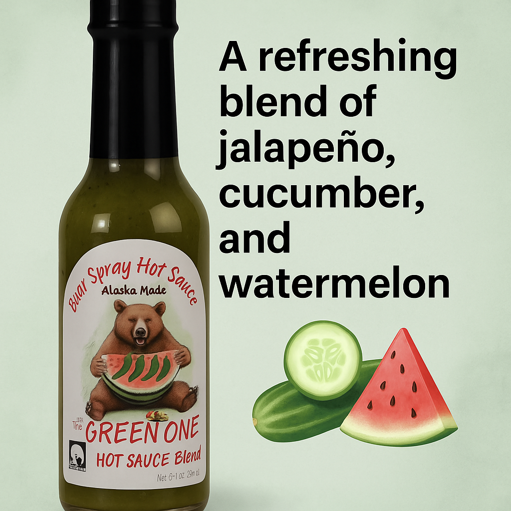 The GREEN ONE Hot Sauce Blend