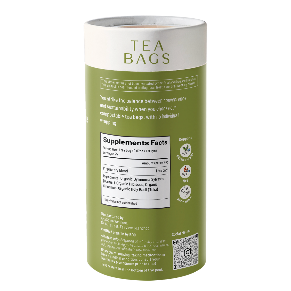 Control Sugar Delete | Organic Gymnema Tea Blend