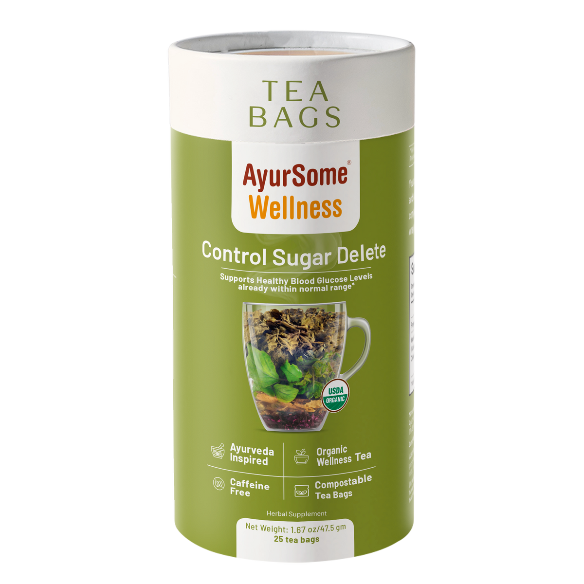 Control Sugar Delete | Organic Gymnema Tea Blend