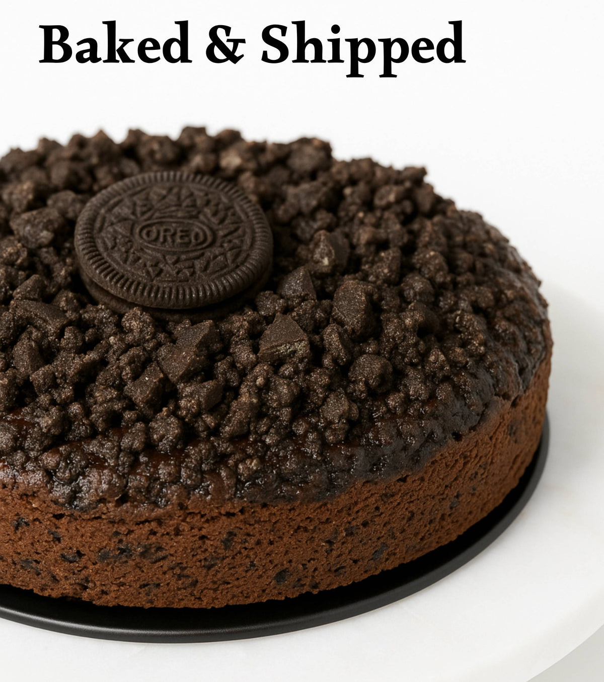 Andy Anand Sugar-Free Cookies & Cream Cake, 9-Inch, 2 lb – Award-Winning, All-Natural, Handcrafted, Diabetic-Friendly Birthday Gift Box