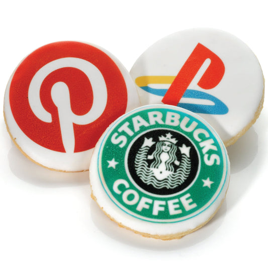 Printed  Iced Round Sugar Cookie- Single