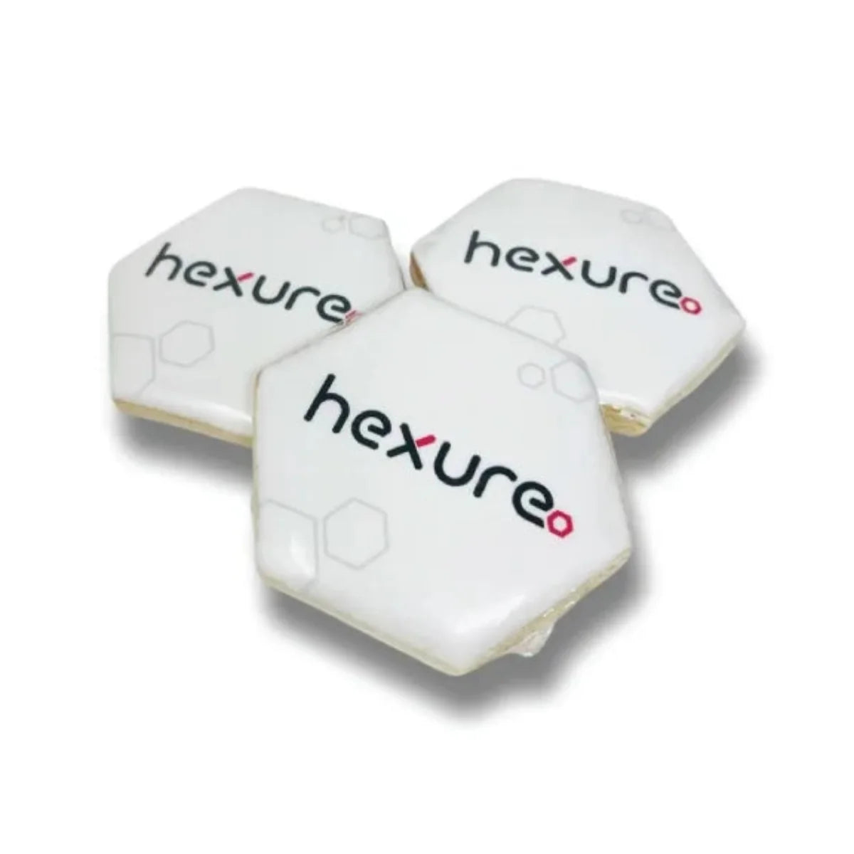 Printed Iced Sugar Hexagon Cookie-  Single
