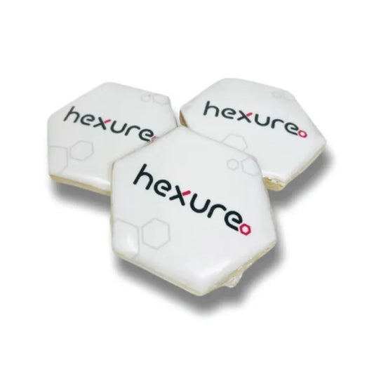 Printed Iced Sugar Hexagon Cookie-  Single