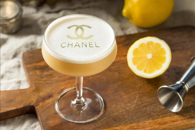 6 Custom Printed Drink Topper 2.13 inch - Bulk