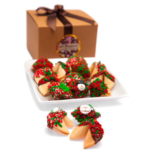 Christmas Fortune Cookie Gift Box -48 Piece