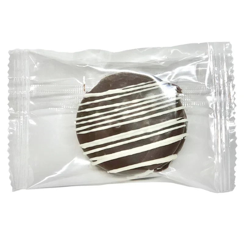 Classic Gourmet Hand Dipped Sandwich Cookie with Sprinkles  - Custom 1.5 Round Label