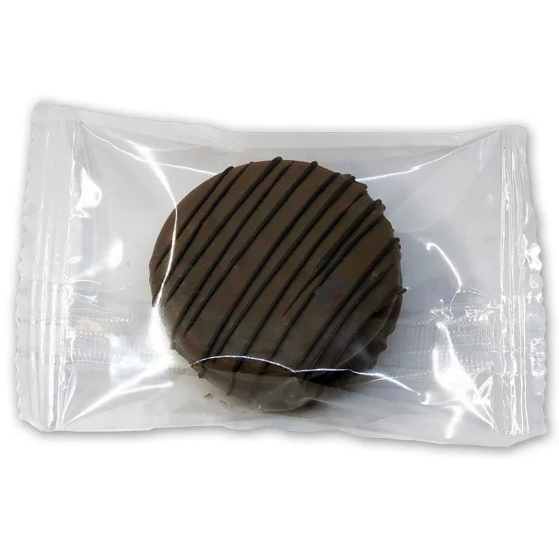Classic Gourmet Hand Dipped Sandwich Cookie with Sprinkles  - Custom 1.5 Round Label