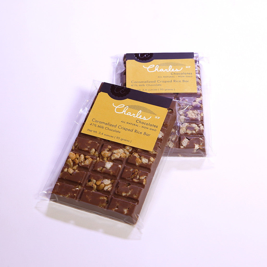Caramelized Crisped Rice Bar, Milk Chocolate