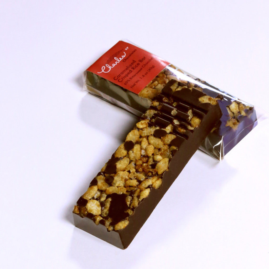 Mini Caramelized Crisped Rice Bar - Bittersweet